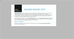 Desktop Screenshot of mailman.intermedia.net