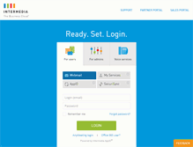 Tablet Screenshot of exchange.intermedia.net