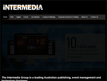 Tablet Screenshot of intermedia.com.au